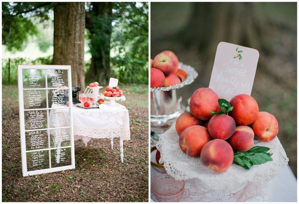Peach wedding inspiration