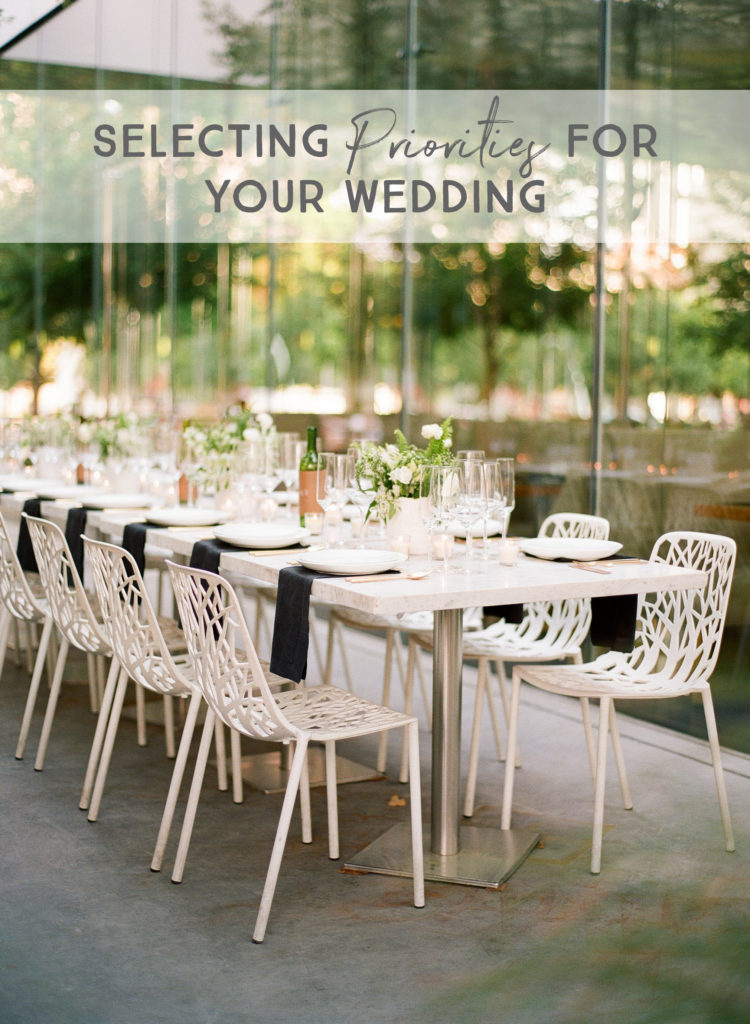 How to Select your Wedding Priorities || The Ganeys