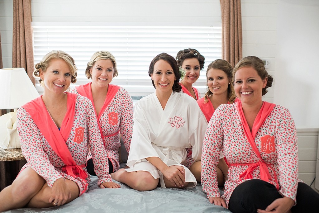 Monogramed Robes for your bridesmaids