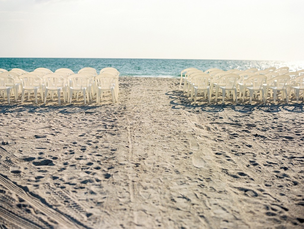 Beach ready for a wedding