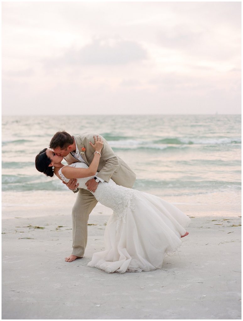 Sunset Beach House Treasure Island Wedding || The Ganeys