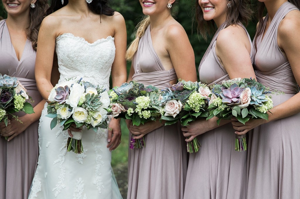 Buds 'n Blooms organic natural bridesmaid bouquets