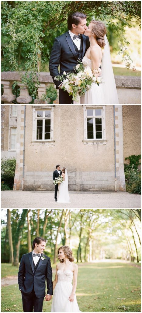 Greenery and white chateau wedding || The Ganeys