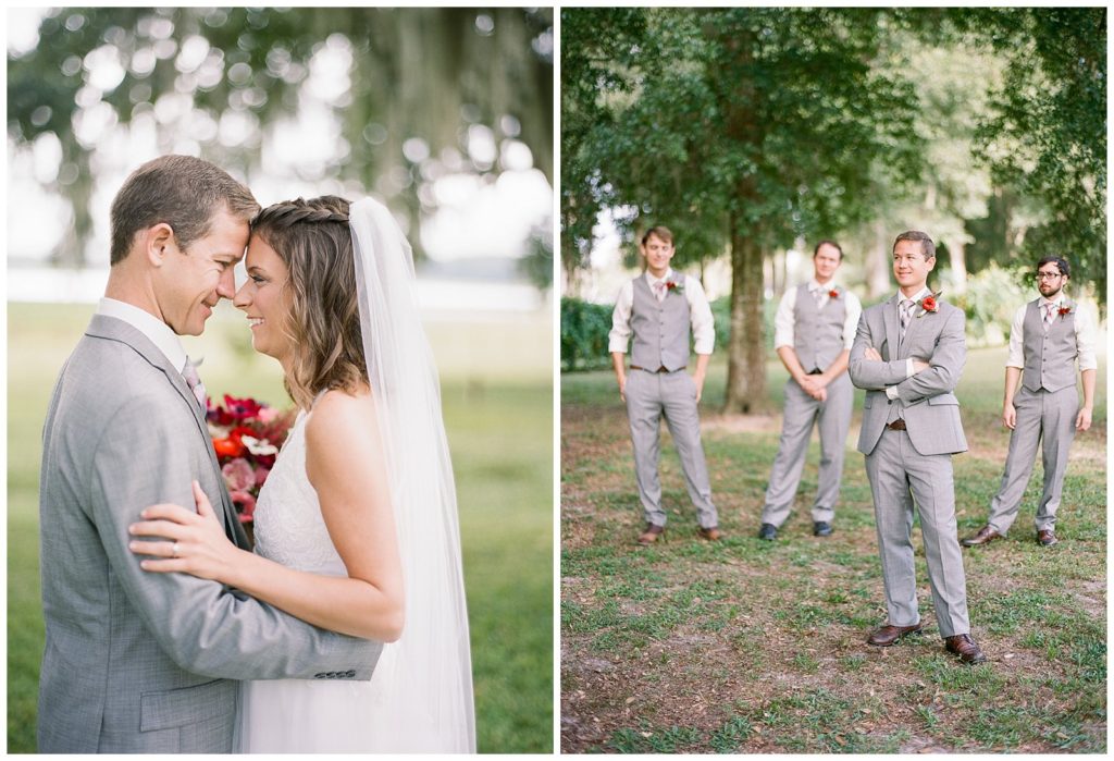 Red and gray wedding ideas