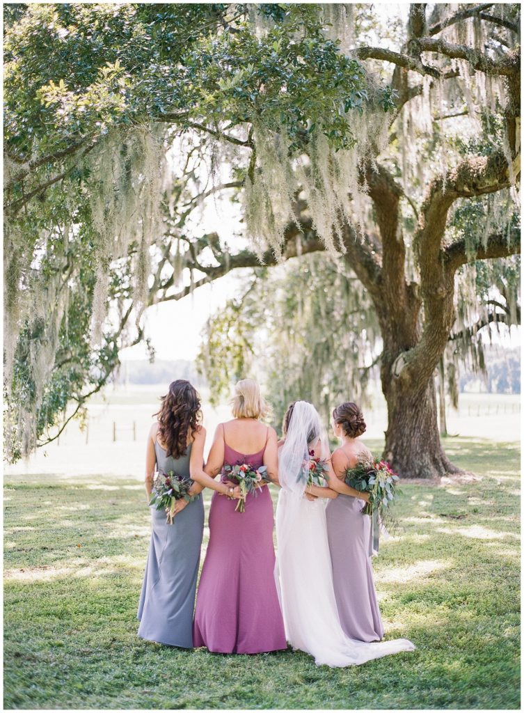 Berry bridesmaids dresses at Lakeside Ranch Inverness || The Ganeys