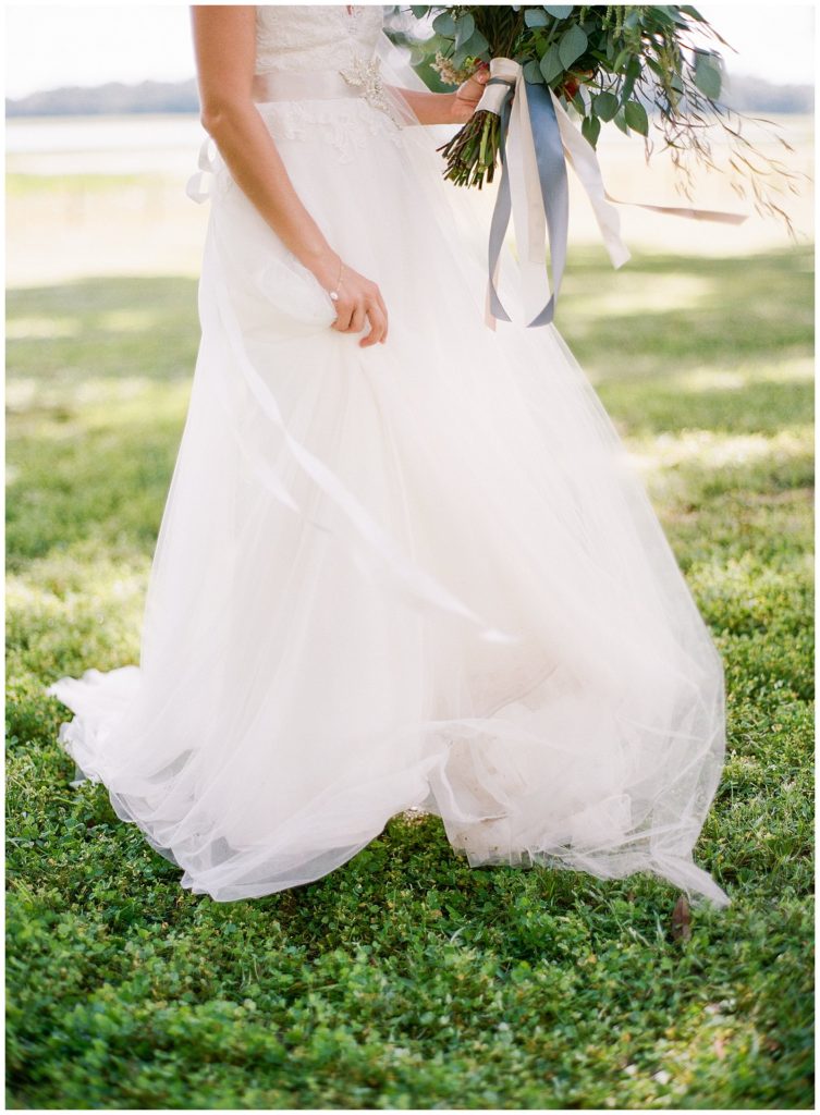 Watters gown from The White Magnolia Bridal for the boho bride Lakeside Ranch Wedding || The Ganeys