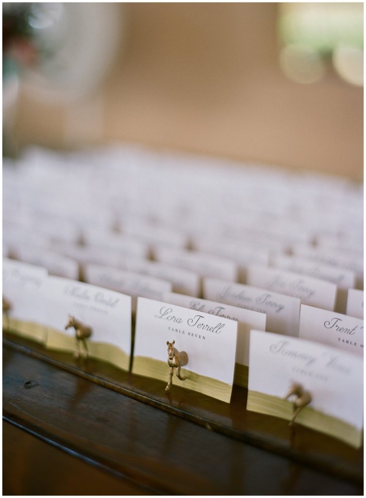 Party animal escort cards, Oh So Classy Events || The Ganeys