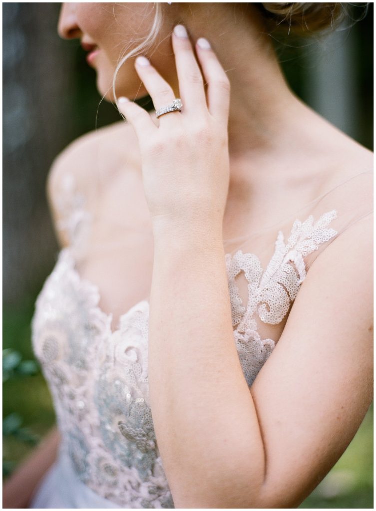 Lavender wedding dress || The Ganeys