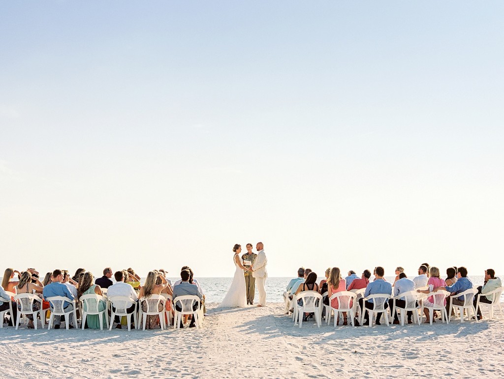 Beach Wedding at Carlouel Yacht Club