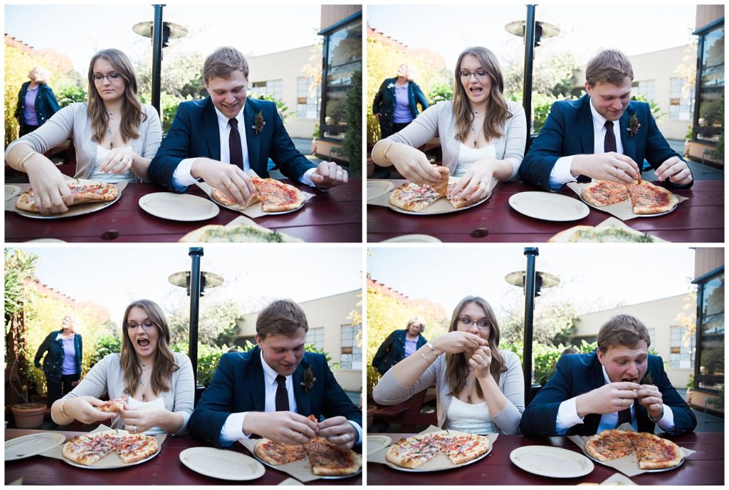 Pizza post-wedding