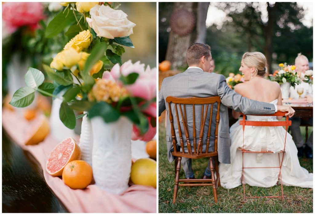 Citrus wedding inspiration