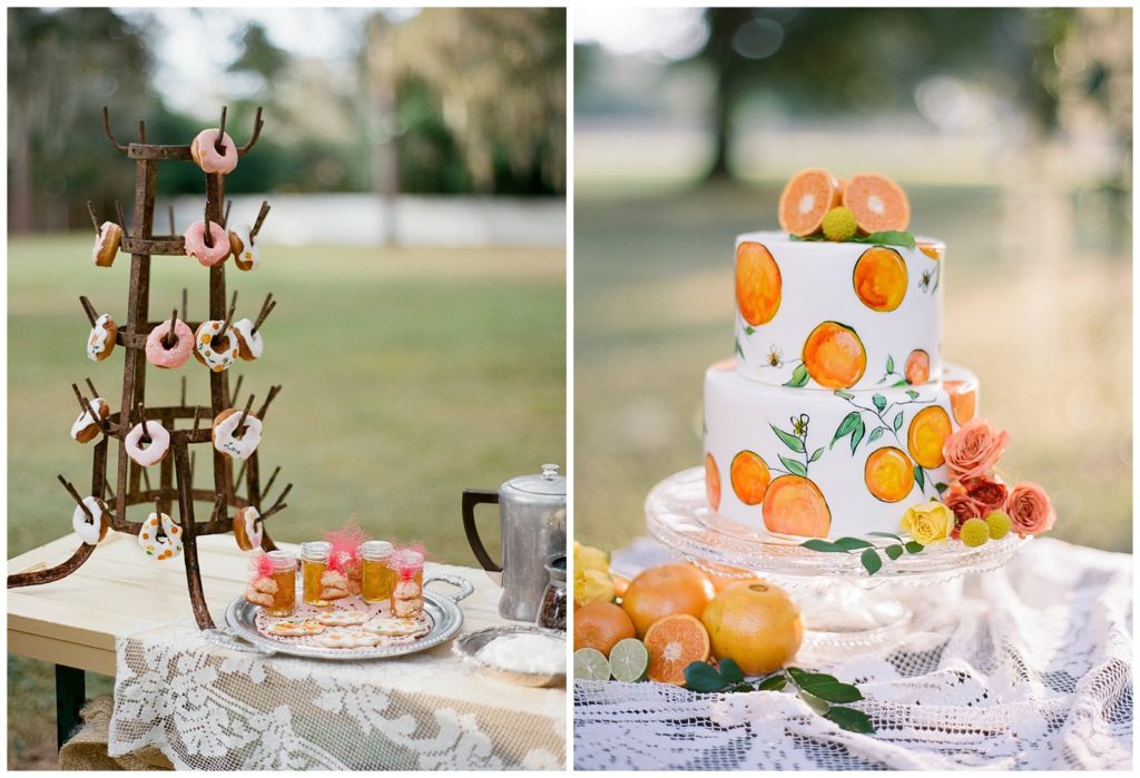 Orange citrus wedding ideas