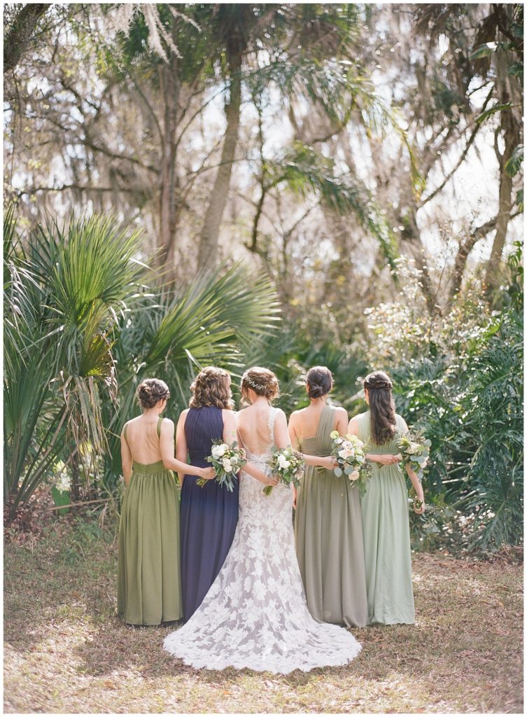 Sage and plum bridesmaids dresses || The Ganeys