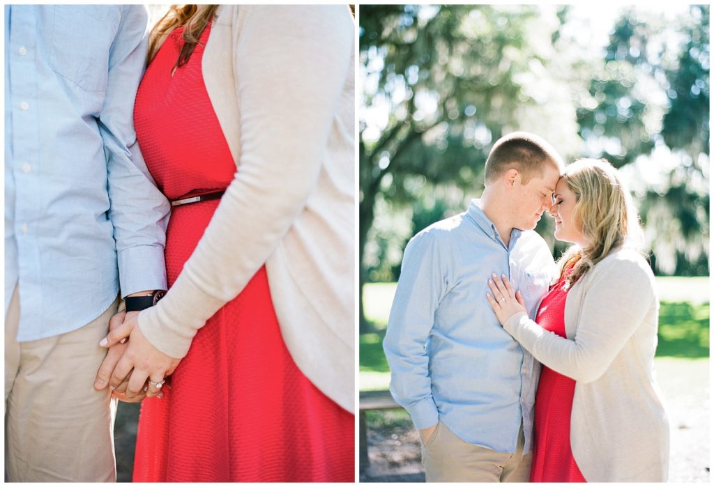 Engagement pictures at Bok Tower Gardens