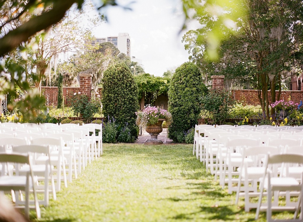 Ceremony spot at Cummer Museum and Gardens