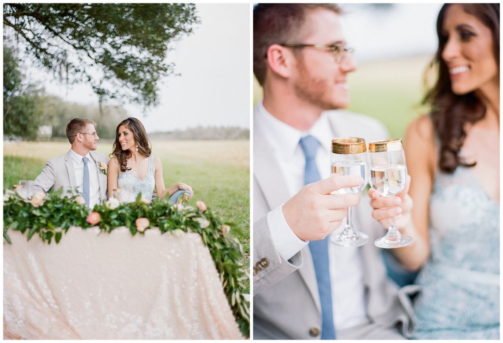 Blue and pink wedding inspiration