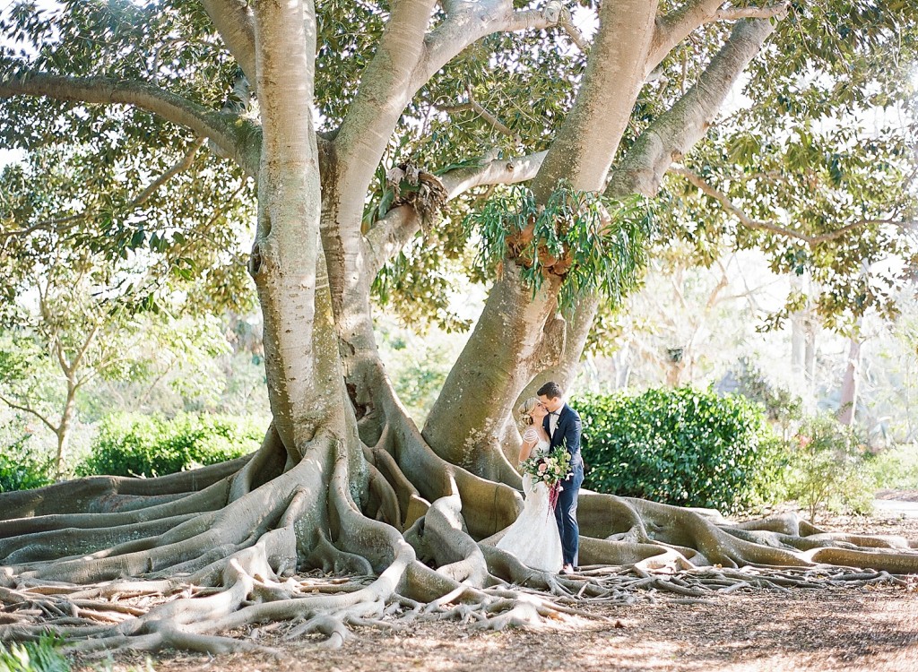 Marie Selby Botanical Garden Wedding Photo