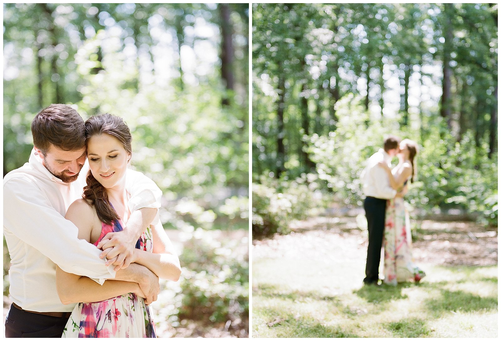 Brian and Tate Elizabeth: A Charlotte Engagement Session at Jetton Park