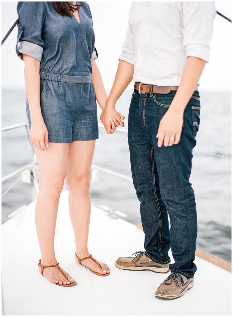 Sailboat engagement photos || The Ganeys