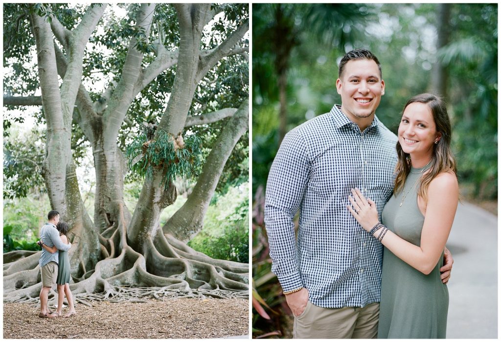 Engagement session at Marie Selby Gardens