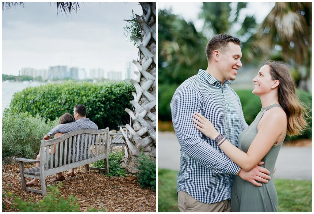 Engagement photos at Selby Gardens