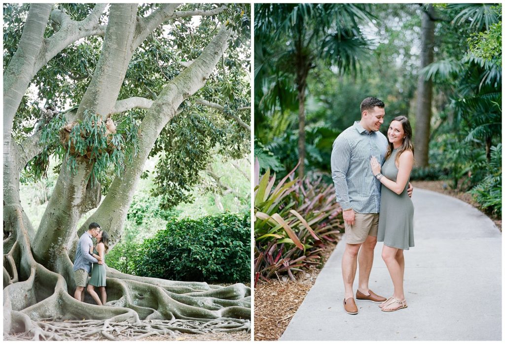 Marie Selby Gardens engagement photos