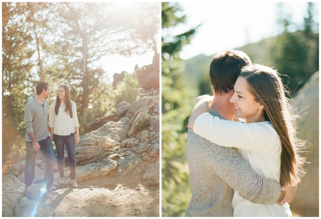 engagement session in rocky mountain national park