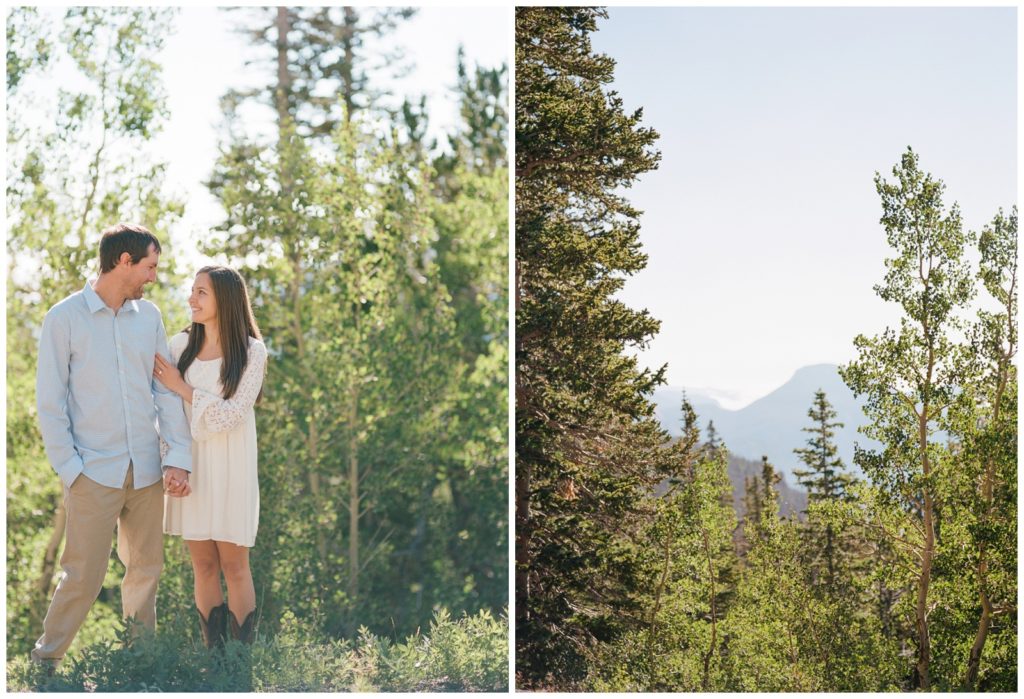 Rocky mountain national Park engagement session
