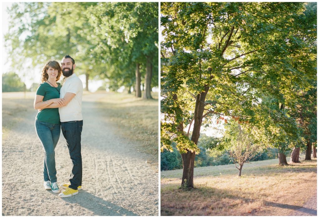 Engagement session in Hingham
