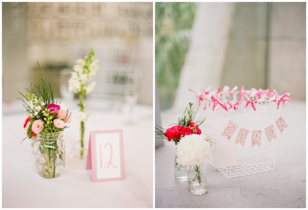 pink and white wedding inspiration