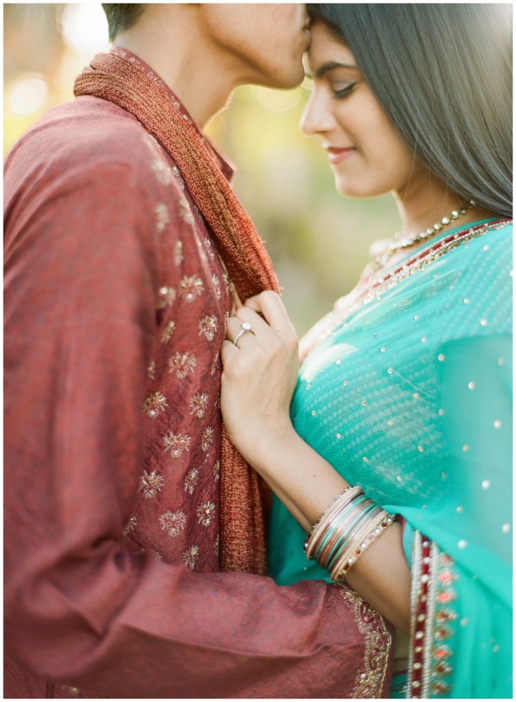 Traditional saris for engagement session || The Ganeys