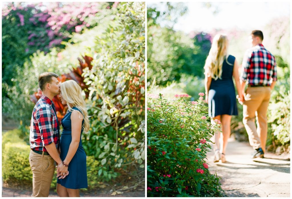 Tampa garden engagement session