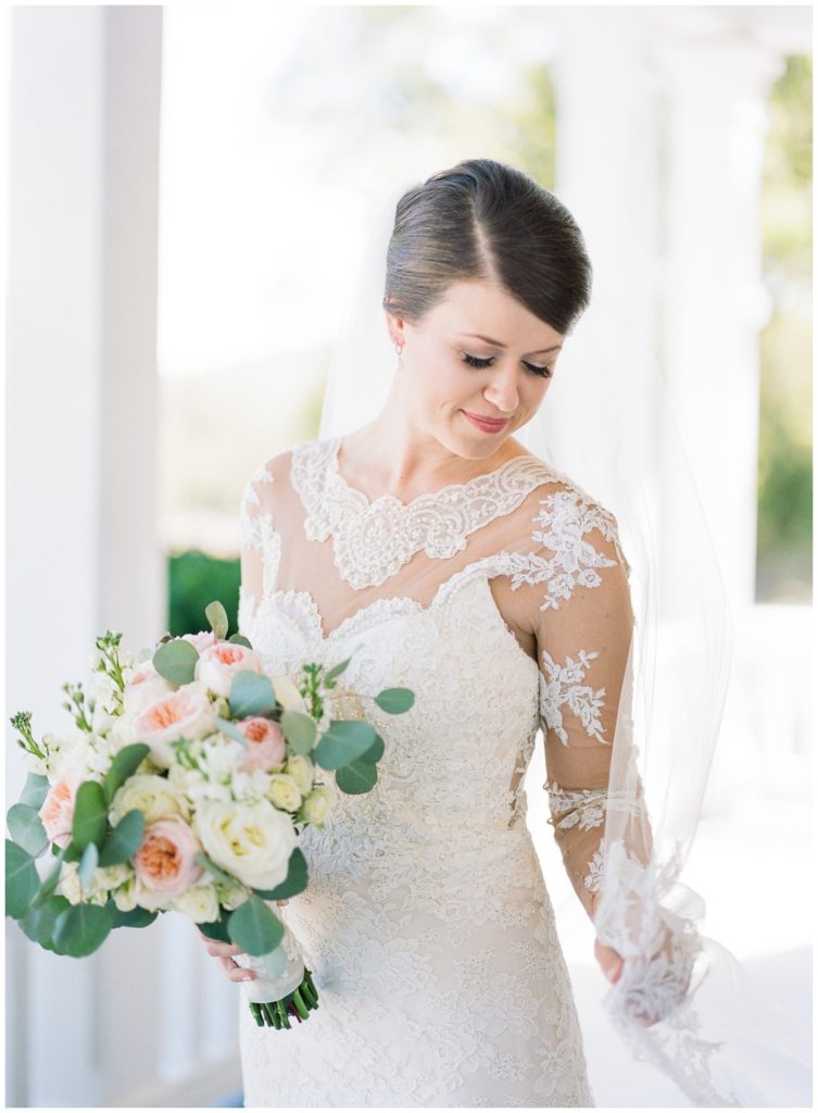 Custom wedding gown from mom's wedding dress || The Ganeys