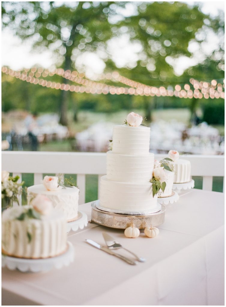 Multiple wedding cakes || The Ganeys