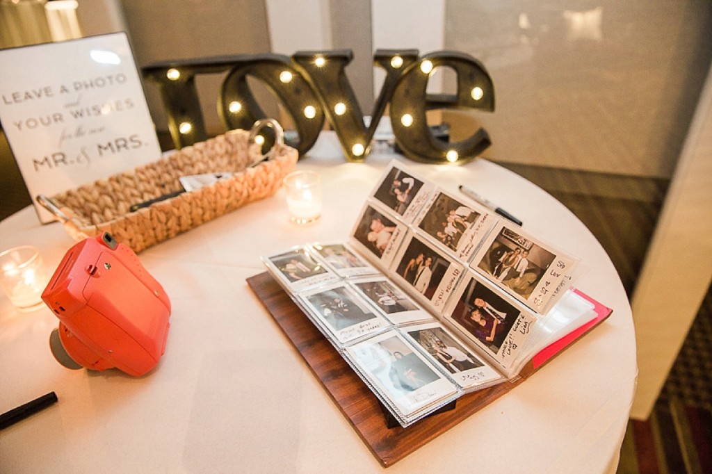 poloroid guest book