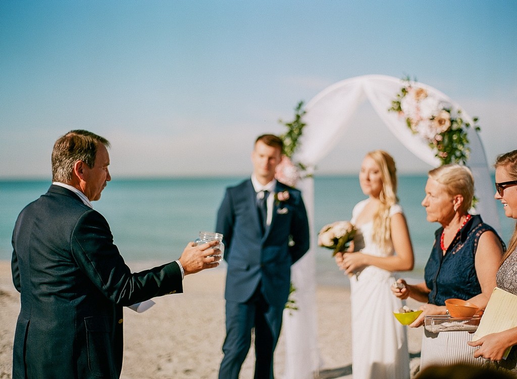 intimate wedding on Clearwater Beach
