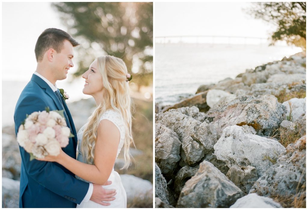 Intimate wedding on Clearwater Beach