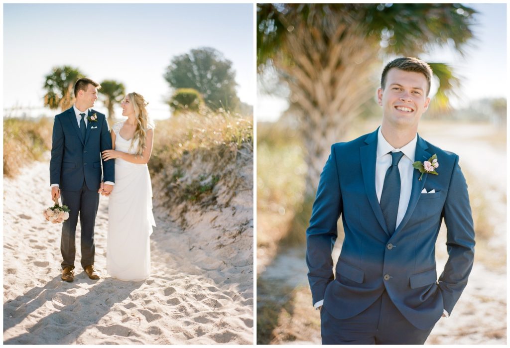 Amy and Tyler's beach elopement