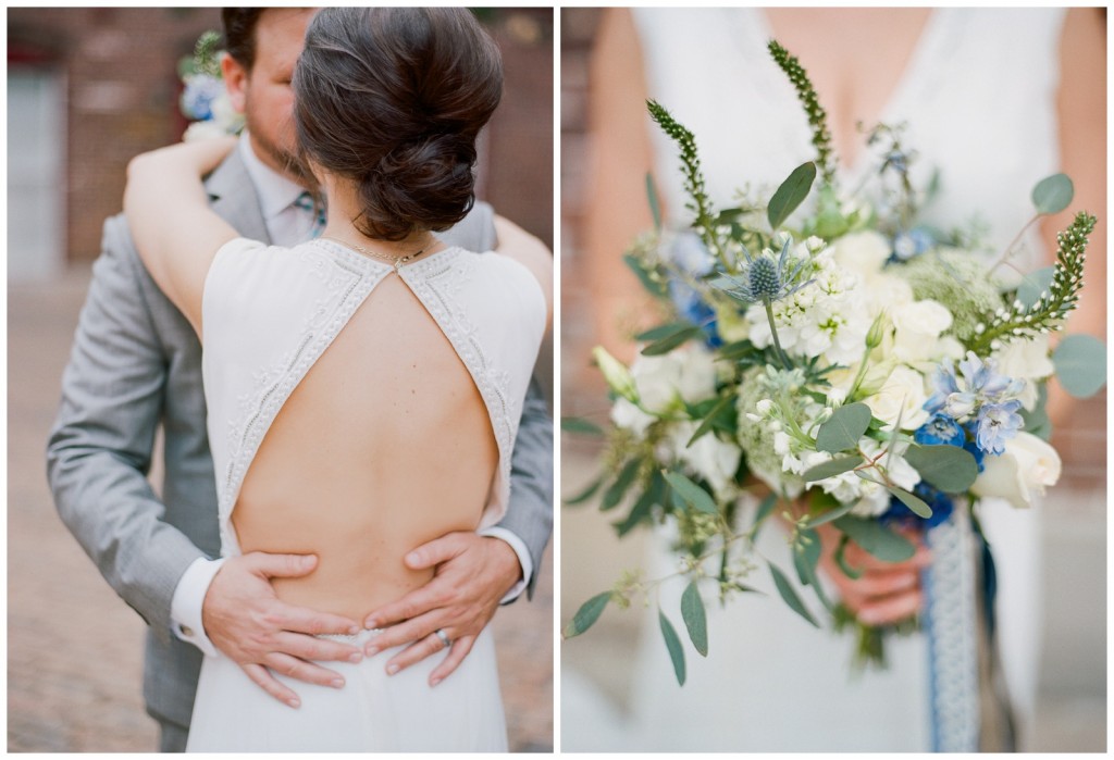 blue and white wedding inspiration