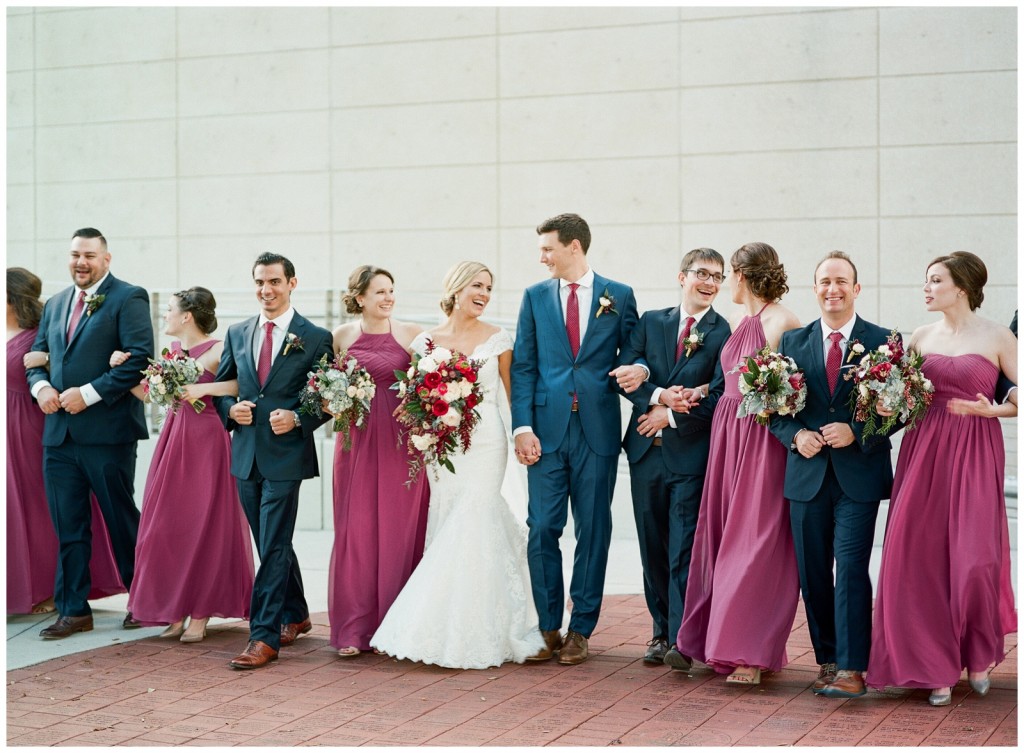 pink and blue wedding inspiration