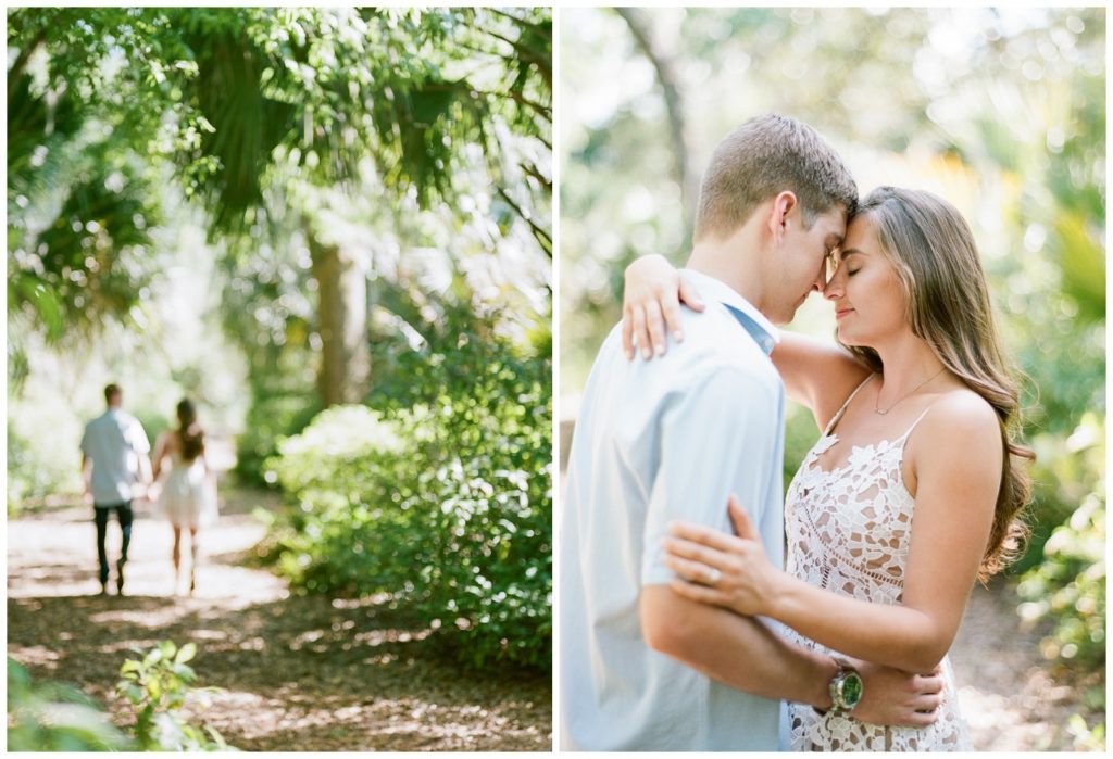 Engagement session at bok tower gardens