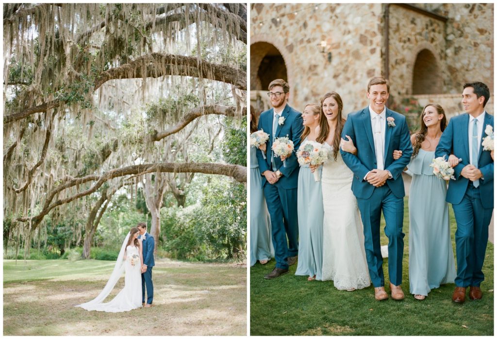 pale blue and navy blue wedding 