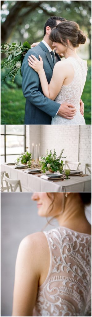 modern greenery wedding inspiration
