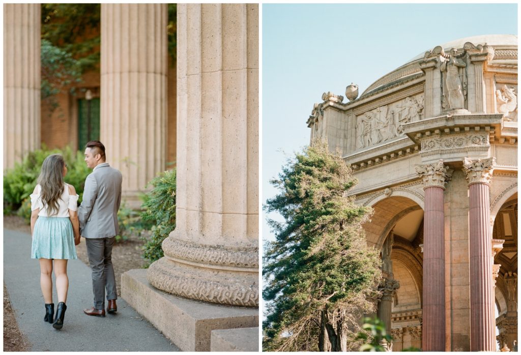 Palace of Fine Arts SF engagement session
