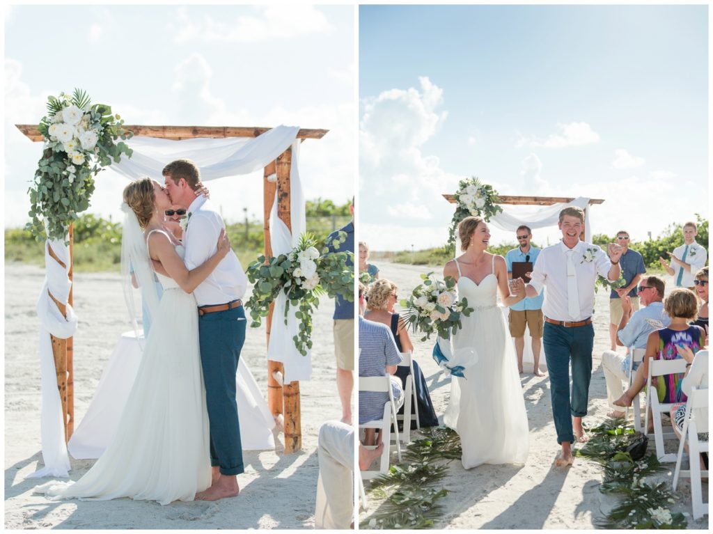 Wedding Ceremony at Postcard Inn St Pete Beach
