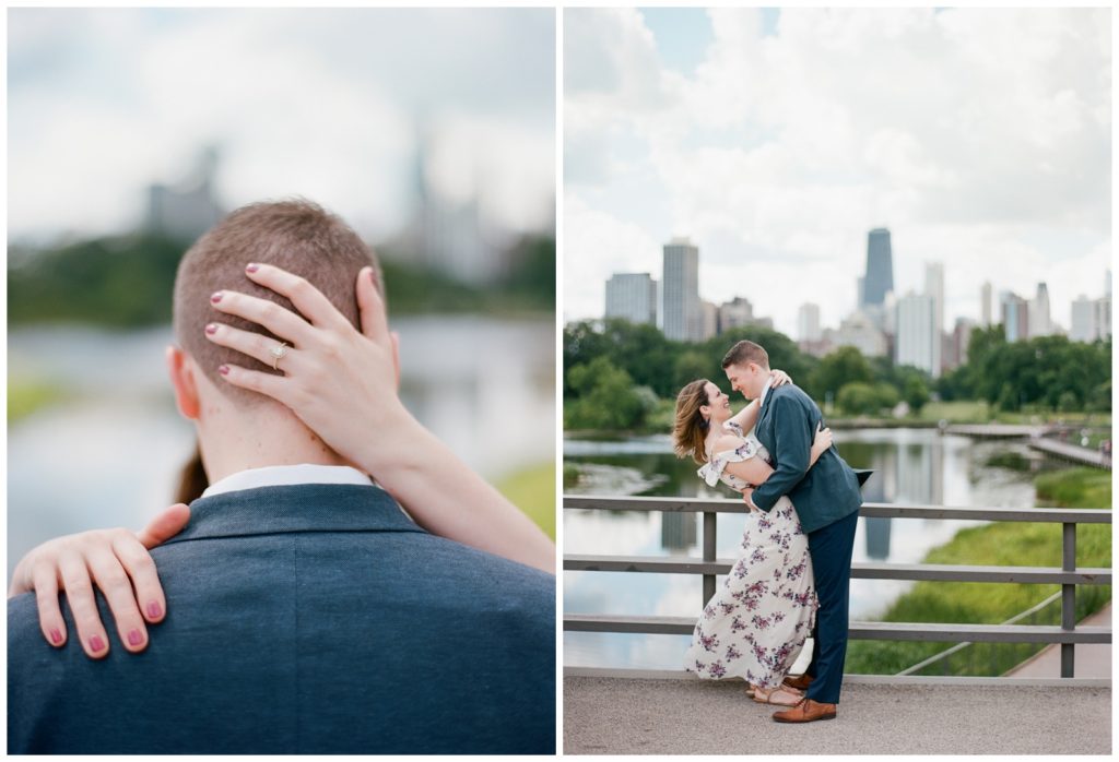 best spots for Chicago engagement session