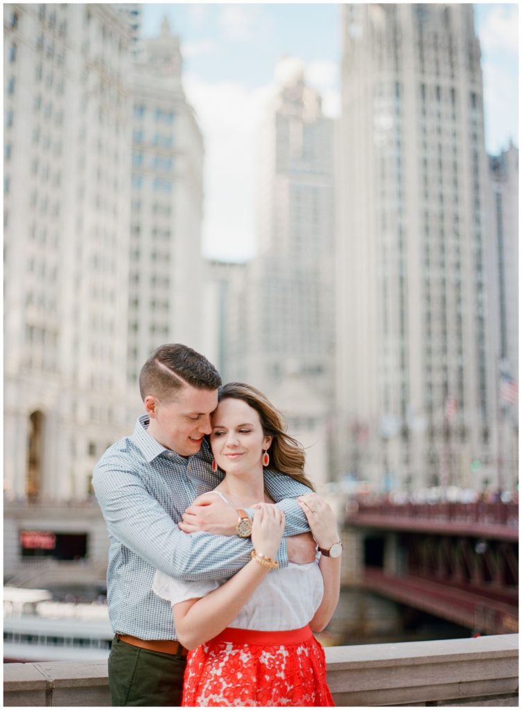 Downtown Chicago Engagement Session || The Ganeys