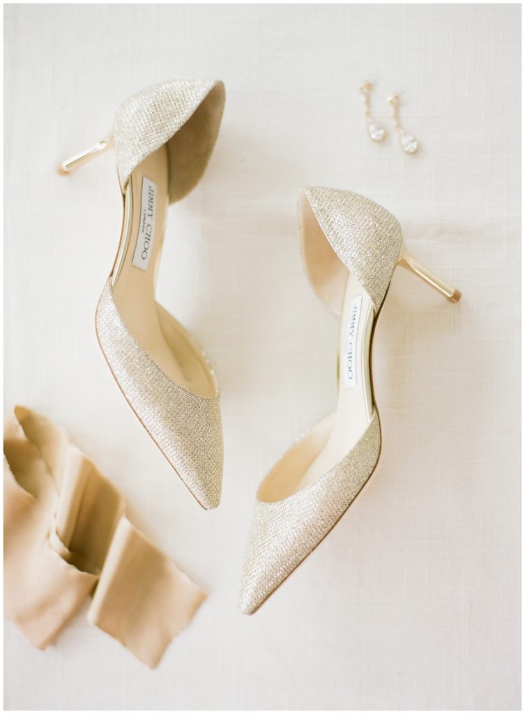 Jimmy Choo Wedding Shoes || The Ganeys
