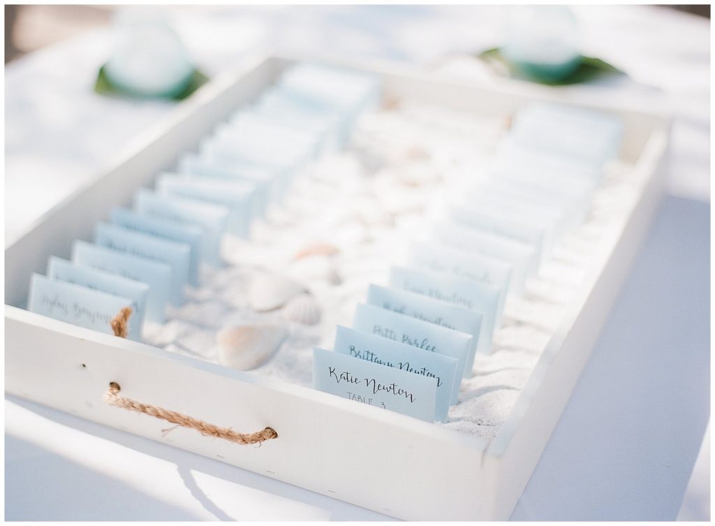 Personalized escort cards || The Ganeys