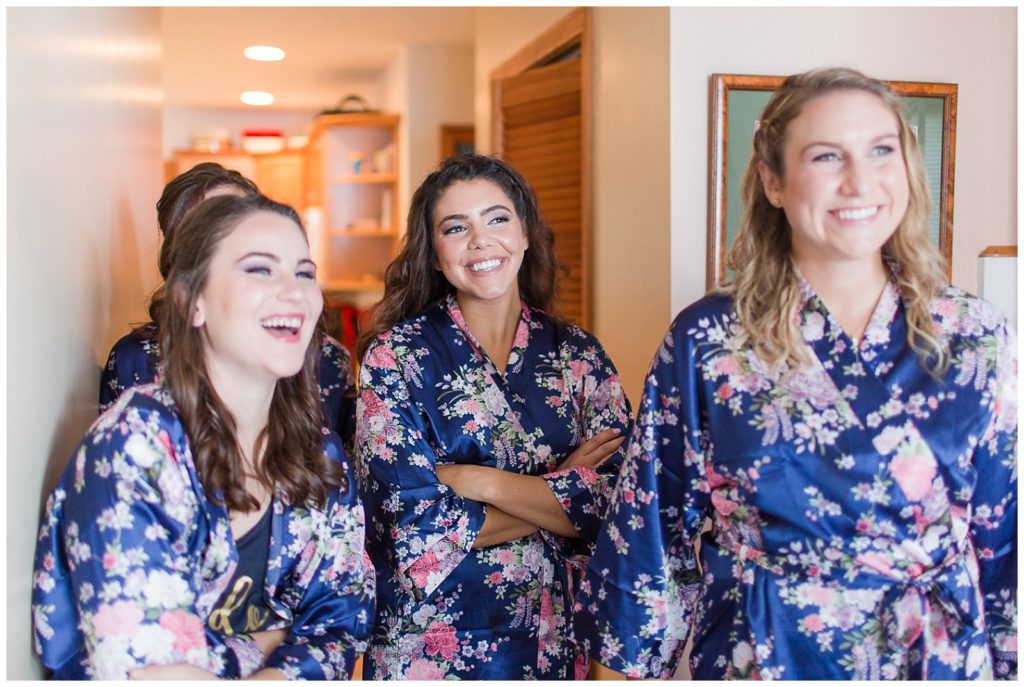 matching bridesmaids robes